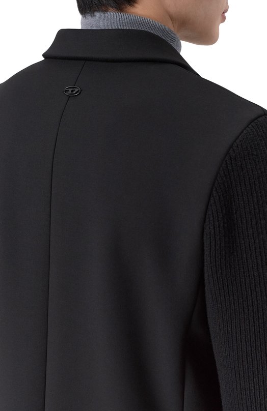 Комбинированное пальто Diesel A20006/0BMCM Чёрный  A20006/0BMCM Фото 5