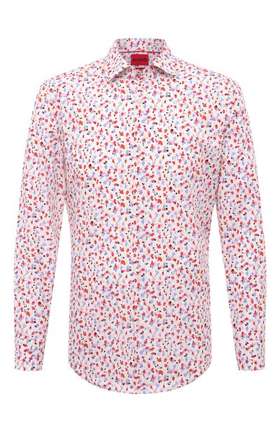 Хлопковая сорочка HUGO разноцветного цвета по цене 8870 руб., арт. 50490098, фото 1 Хлопковая сорочка HUGO, арт. 50490098, фото 1