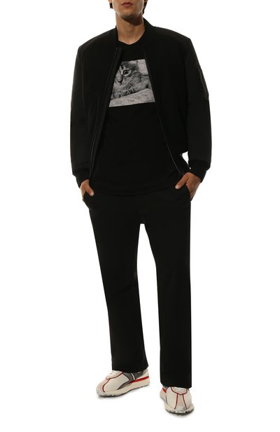 Хлопковая футболка D.SIMACHEV черного цвета по цене 23500 руб., арт. ХРМ05012201/00001-00015, фото 2 Хлопковая футболка D.SIMACHEV, арт. ХРМ05012201/00001-00015, фото 2