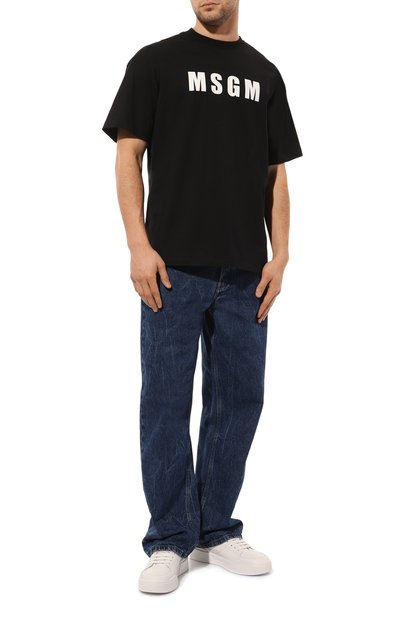 Хлопковая футболка MSGM, арт. 3440MM163 237002, фото 2