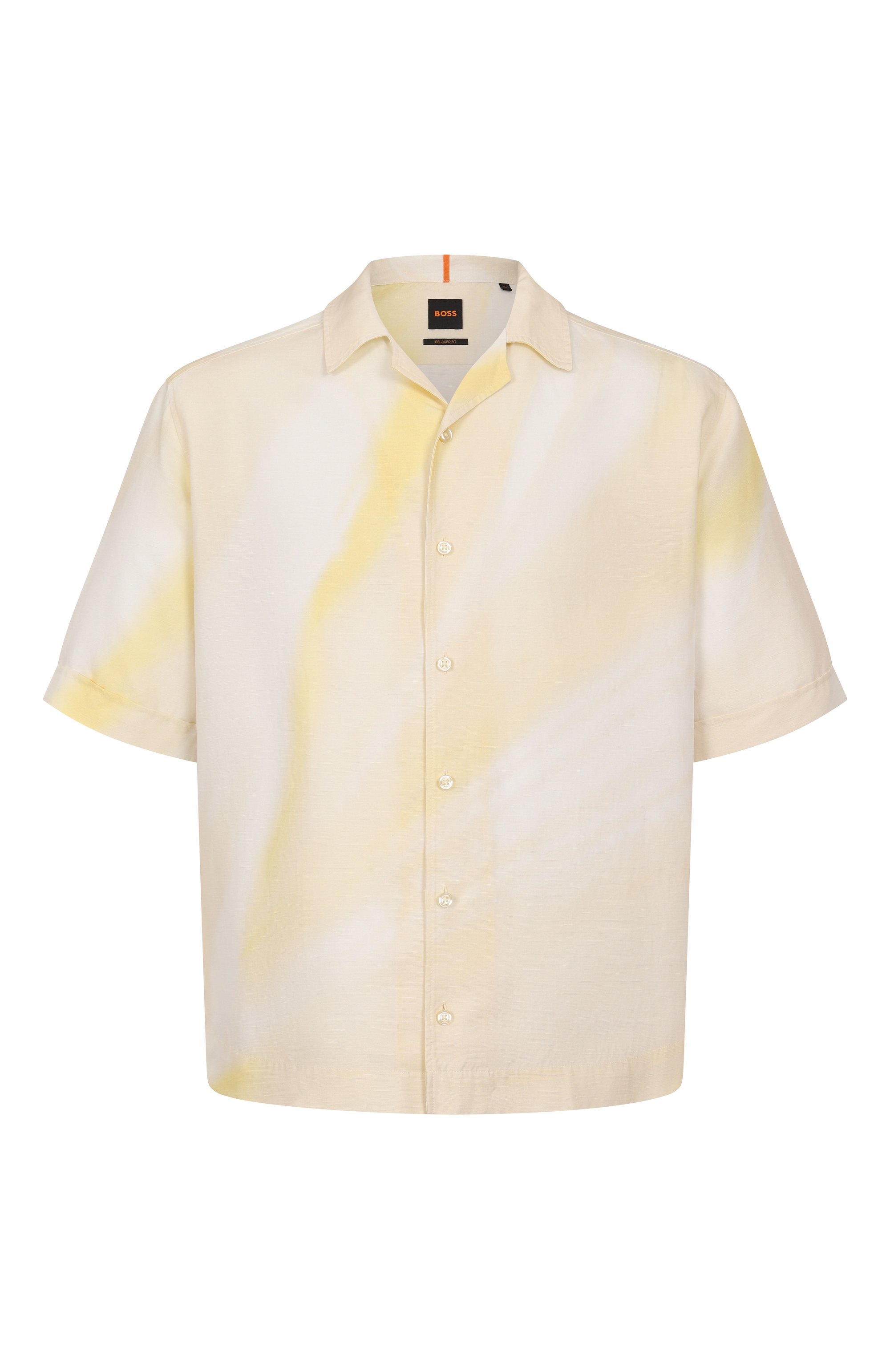 Рубашка из лиоцелла и льна BOSS ORANGE, арт. 50543525, фото 1