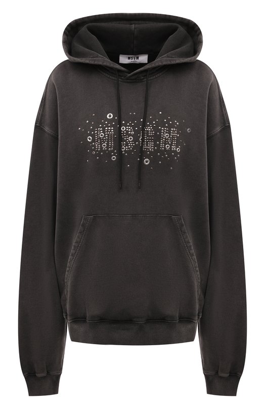

Хлопковое худи MSGM, Серый