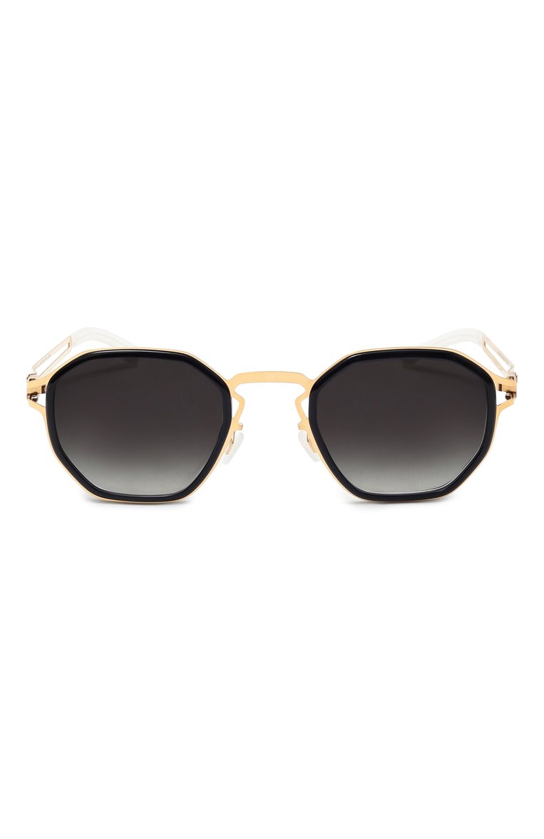 Мужские солнцезащитные очки MYKITA черного цвета, арт. GIA/768 | Фото 4 (Тип очков: С/з; Материал: Пластик, Металл; Кросс-КТ: С/з-унисекс; Очки форма: Квадратные; Оптика Гендер: оптика-унисекс)