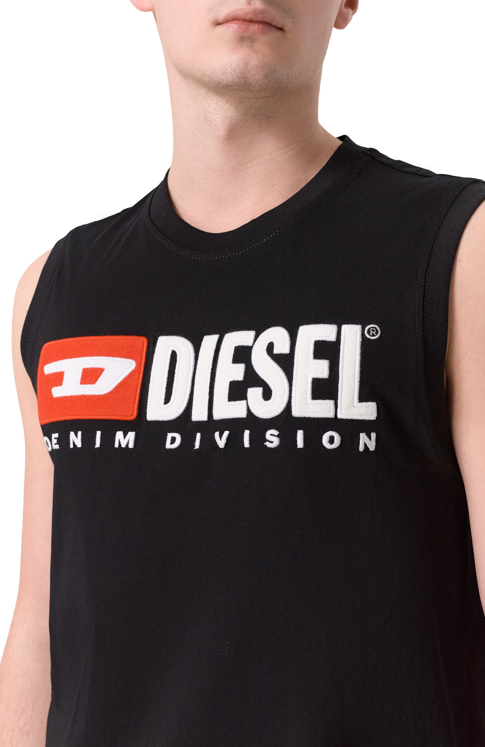 Хлопковая майка DIESEL, арт. A10508/0GRAI, фото 5