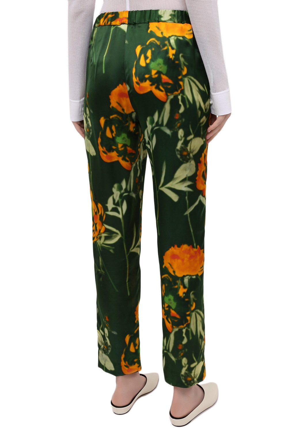 Брюки из вискозы и шелка DRIES VAN NOTEN, арт. 211-30909-2089, фото 4