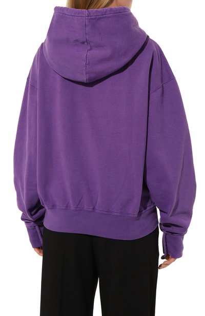 Хлопковое худи JACQUEMUS фиолетового цвета по цене 39950 руб., арт. 22H226JS053-2087, фото 4 Хлопковое худи JACQUEMUS, арт. 22H226JS053-2087, фото 4