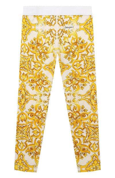 Хлопковые легинсы DOLCE & GABBANA, арт. L5JP5B/HPGF4