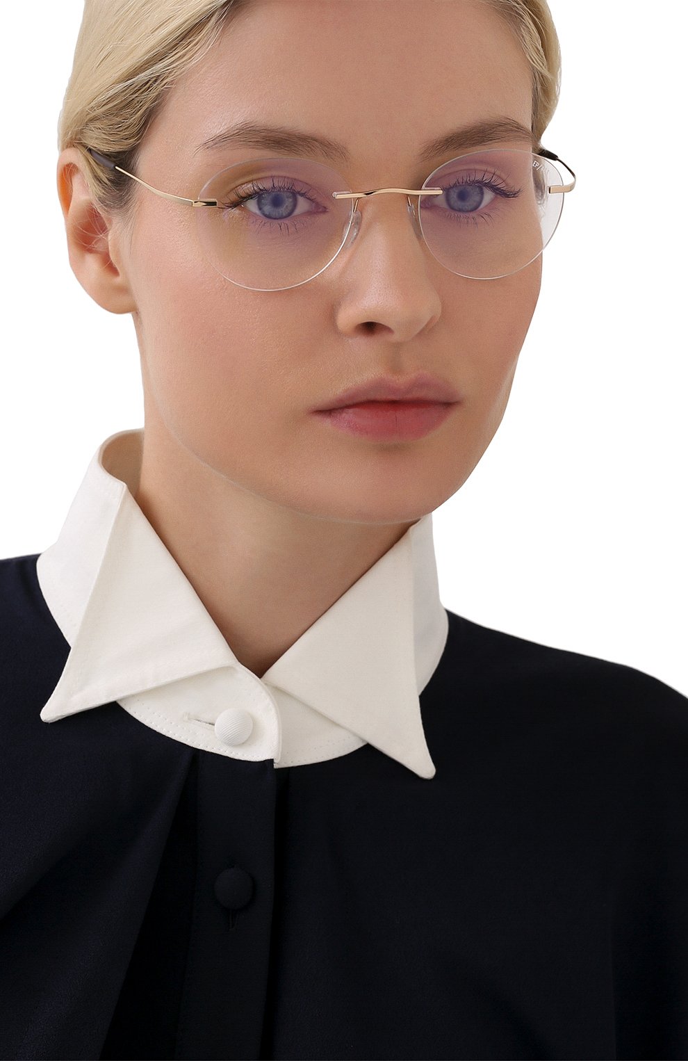 Оправа SILHOUETTE золотого цвета по цене 28900 руб., арт. 5541/7520, фото 2 Оправа SILHOUETTE, арт. 5541/7520, фото 2