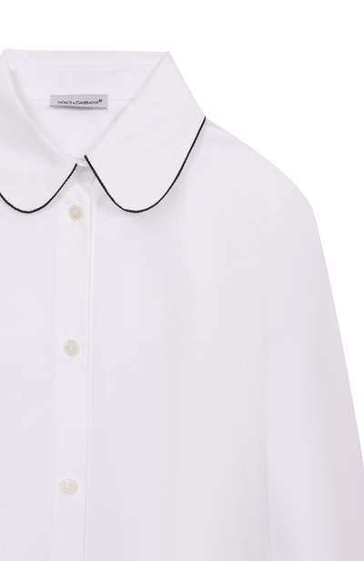 Хлопковая блузка DOLCE & GABBANA, арт. L55S22/FU5WJ/2-6, фото 3