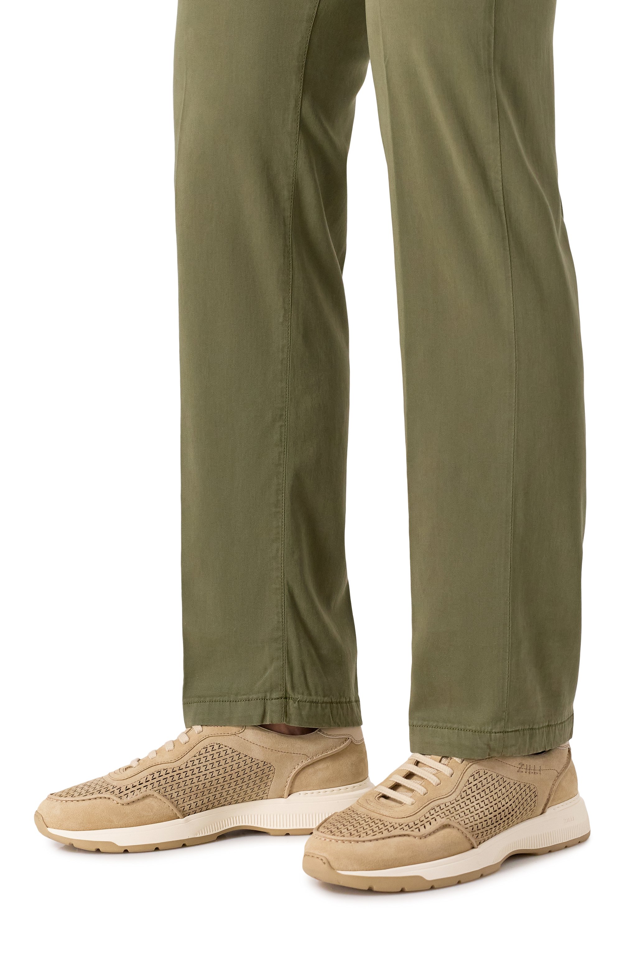 Замшевые кроссовки ZILLI, арт. H0199AM1194VZEV02, фото 3