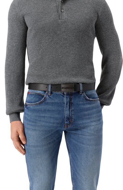 Кожаный ремень Dirk Bikkembergs BKCU01220M105 Чёрный  BKCU01220M105 Фото 5
