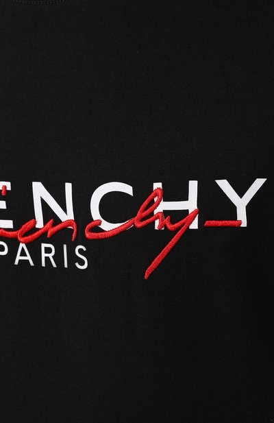 Хлопковая футболка GIVENCHY, арт. BM70UK3002, фото 5