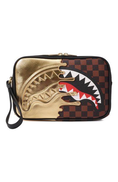 Косметичка SPRAYGROUND, арт. 910B9343NSZ/SHARKS IN PARIS G0LD DRIP T0ILETRY BRI