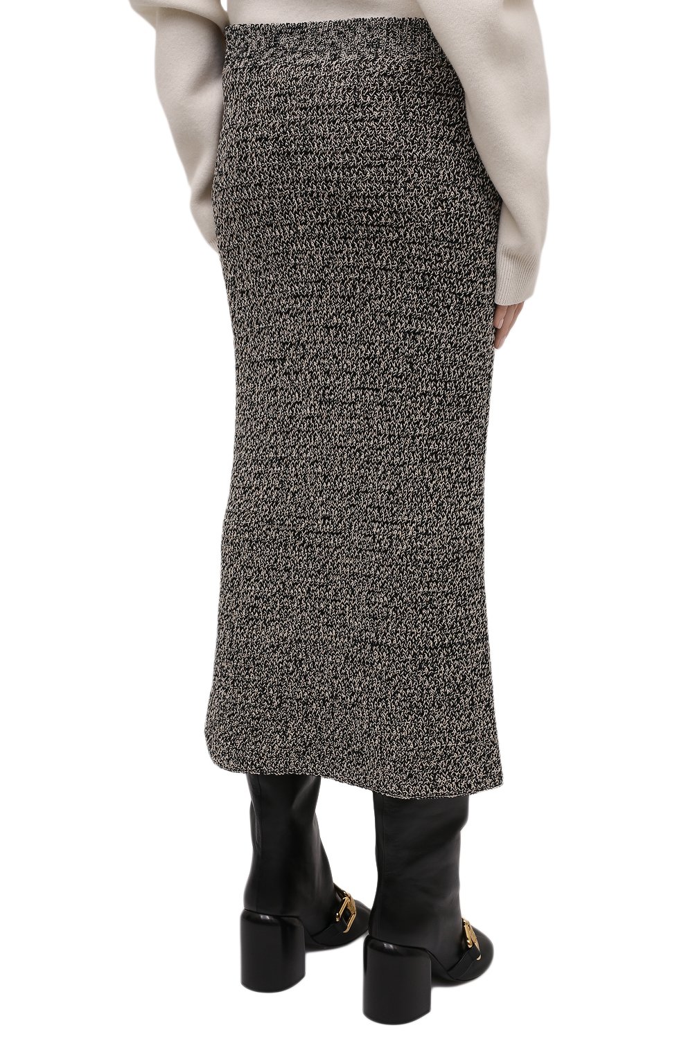 Хлопковая юбка JIL SANDER, арт. JSWS751304-WSY24038, фото 4