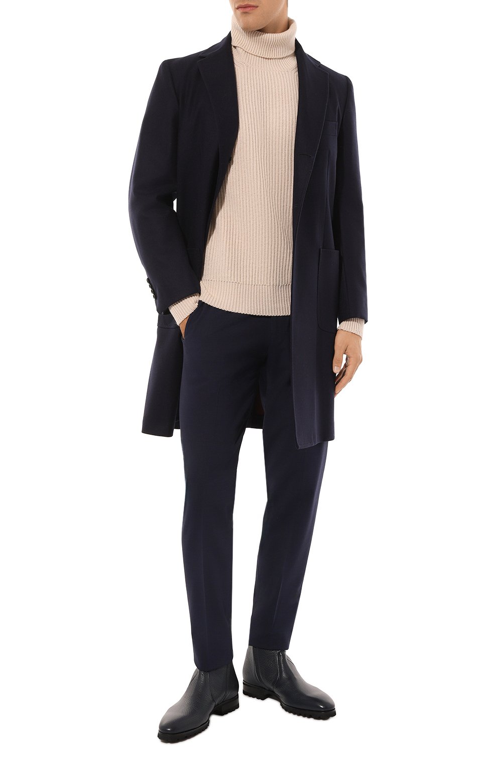 Кожаные сапоги ARTIOLI, арт. 06P012/BIS/S0FT KID/FABRIC 89G, фото 2