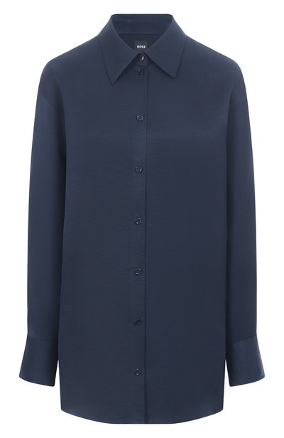 Женская рубашка из вискозы и льна BOSS, арт. 50535297