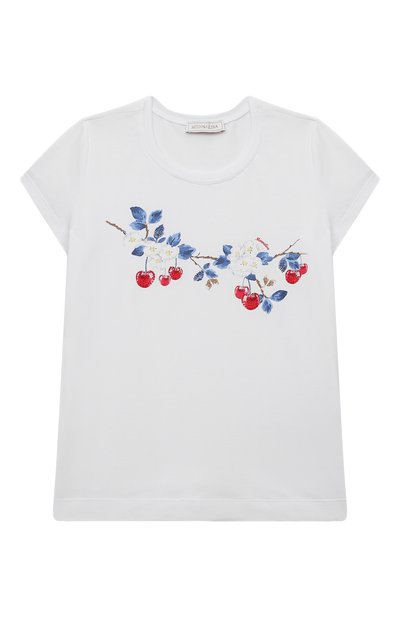 Хлопковая футболка MONNALISA, арт. 11A608, фото 1