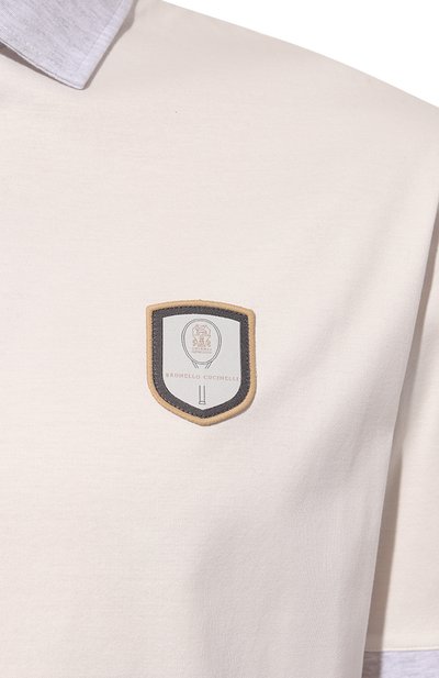 Хлопковое поло BRUNELLO CUCINELLI, арт. M0B133939T, фото 5