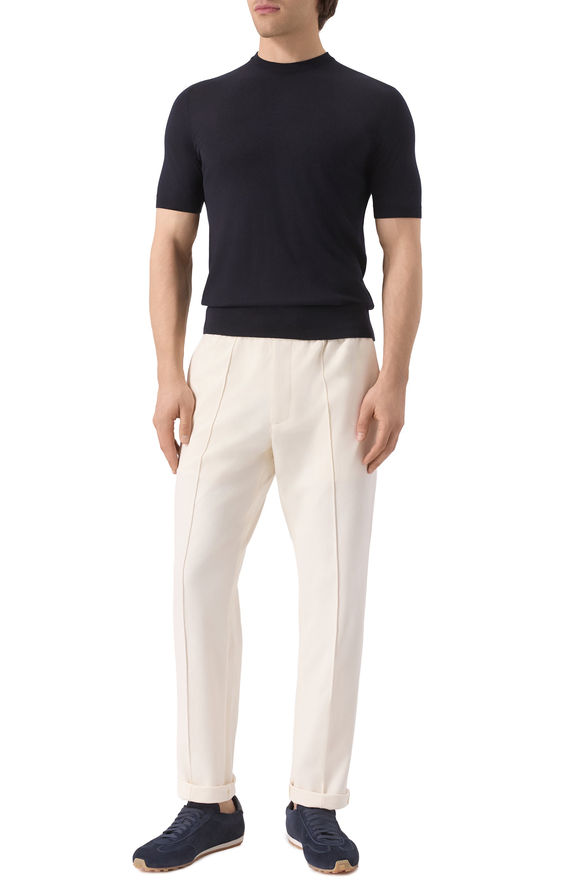 Замшевые кроссовки glove SANTONI, арт. MBGG22080BIFTKCS, фото 2