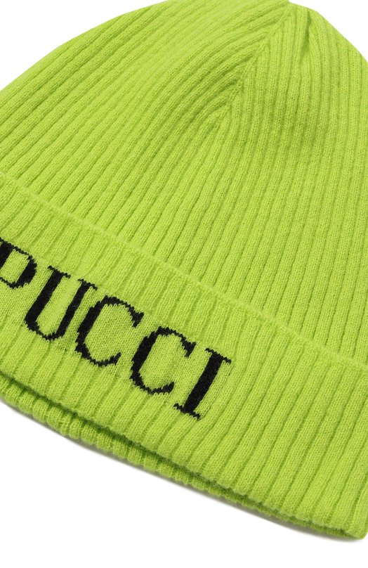 Шерстяная шапка Emilio Pucci Зелёный, фото 3