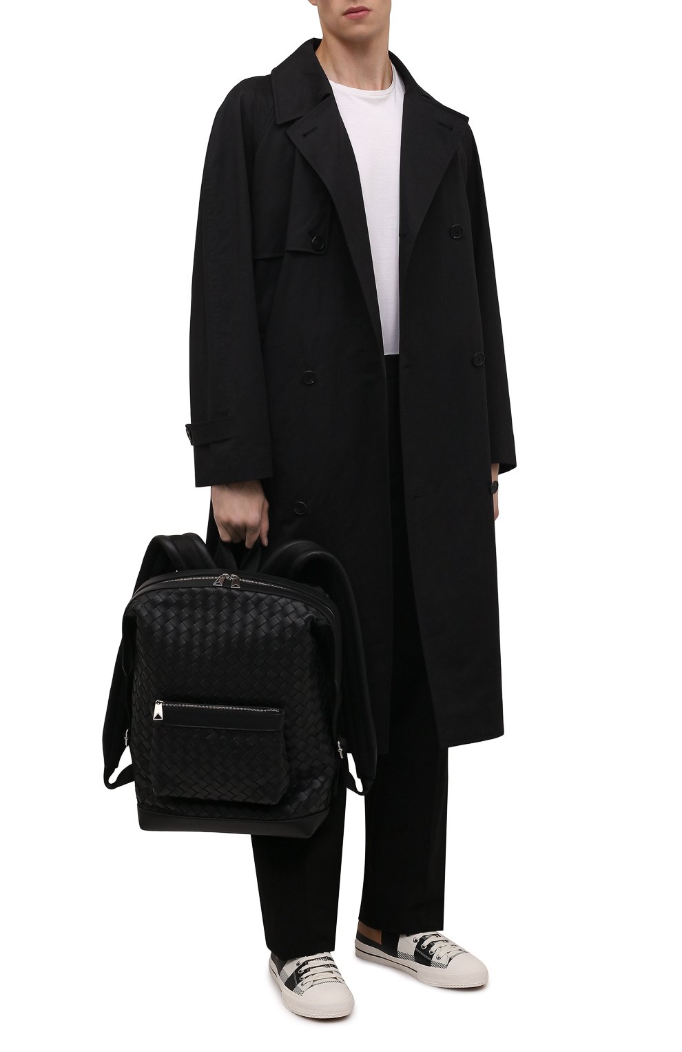 Кожаные кеды BURBERRY, арт. 8043606, фото 2