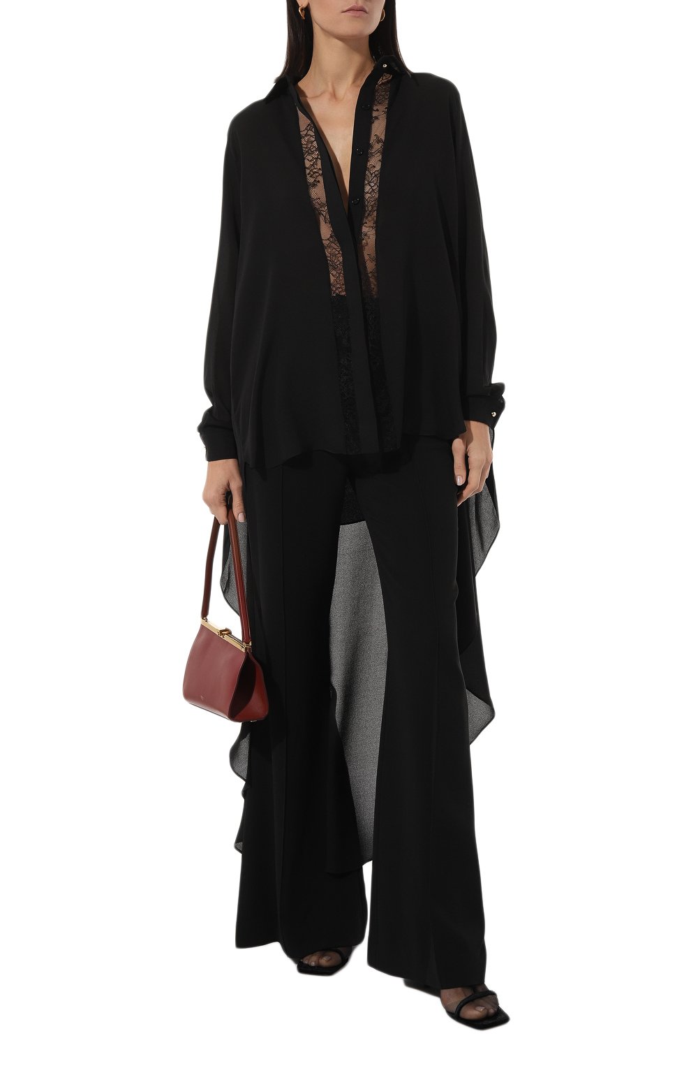 Блузка из шелка и вискозы ELIE SAAB, арт. 15425, фото 2