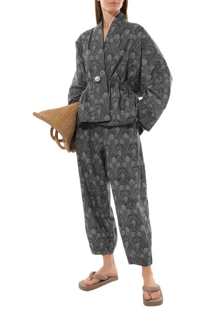 Хлопковый жакет NACKIYE, арт. L0RIENT KIM0N0 T0P, фото 2