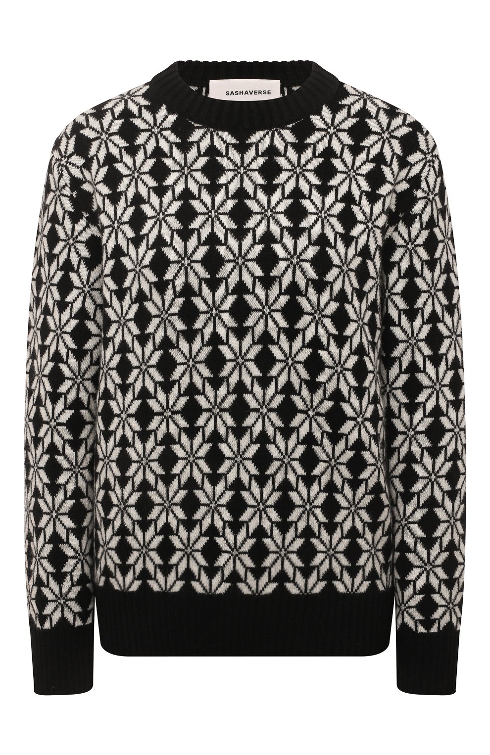 Кашемировый свитер SASHAVERSE, арт. KNS012/NY/WS/Star, ф ото 1