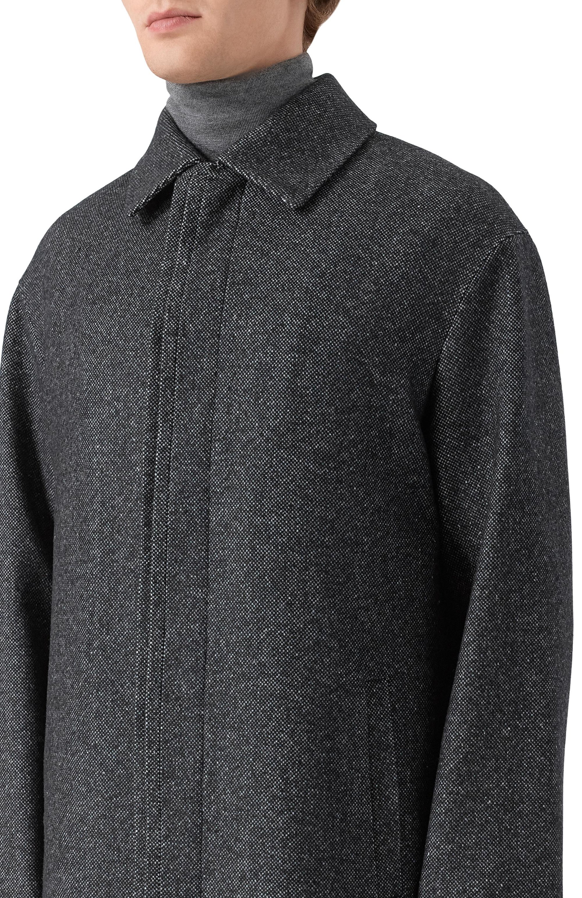 Пальто из кашемира и шелка MVST темно-серого цвета по цене 635500 руб., арт. M25.1PM.C002 BS, фото 5 Пальто из кашемира и шелка MVST, арт. M25.1PM.C002 BS, фото 5