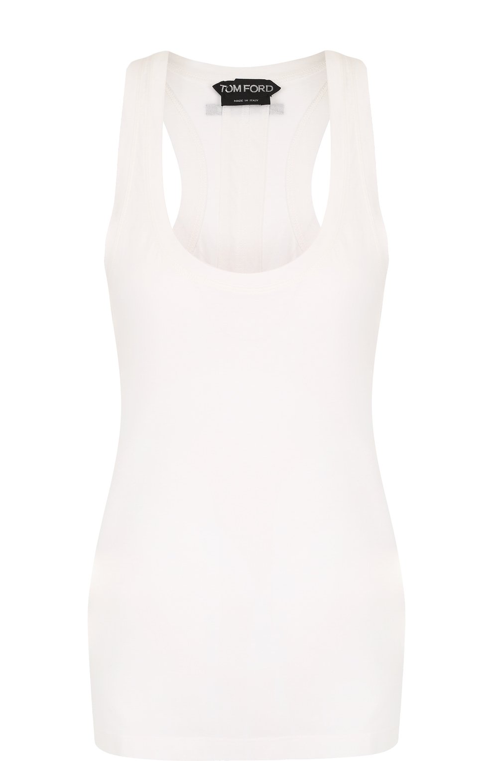 Однотонный хлопковый топ без рукавов TOM FORD, арт. TSJ260-FAX262, фото 1