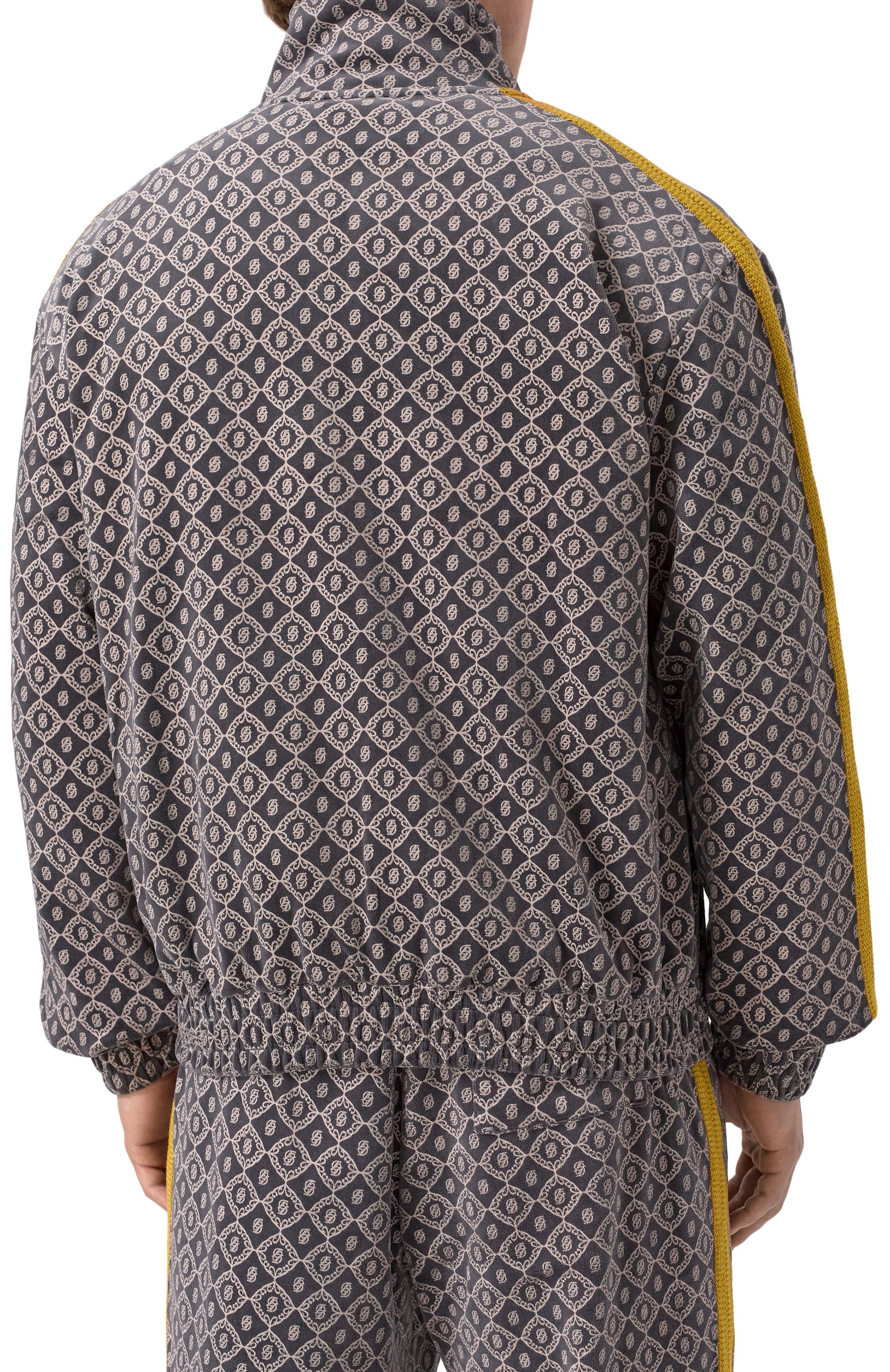 Хлопковая толстовка DROLE DE MONSIEUR серого цвета по цене 39950 руб., арт. E-SJ006-C0169-GY, фото 4 Хлопковая толстовка DROLE DE MONSIEUR, арт. E-SJ006-C0169-GY, фото 4