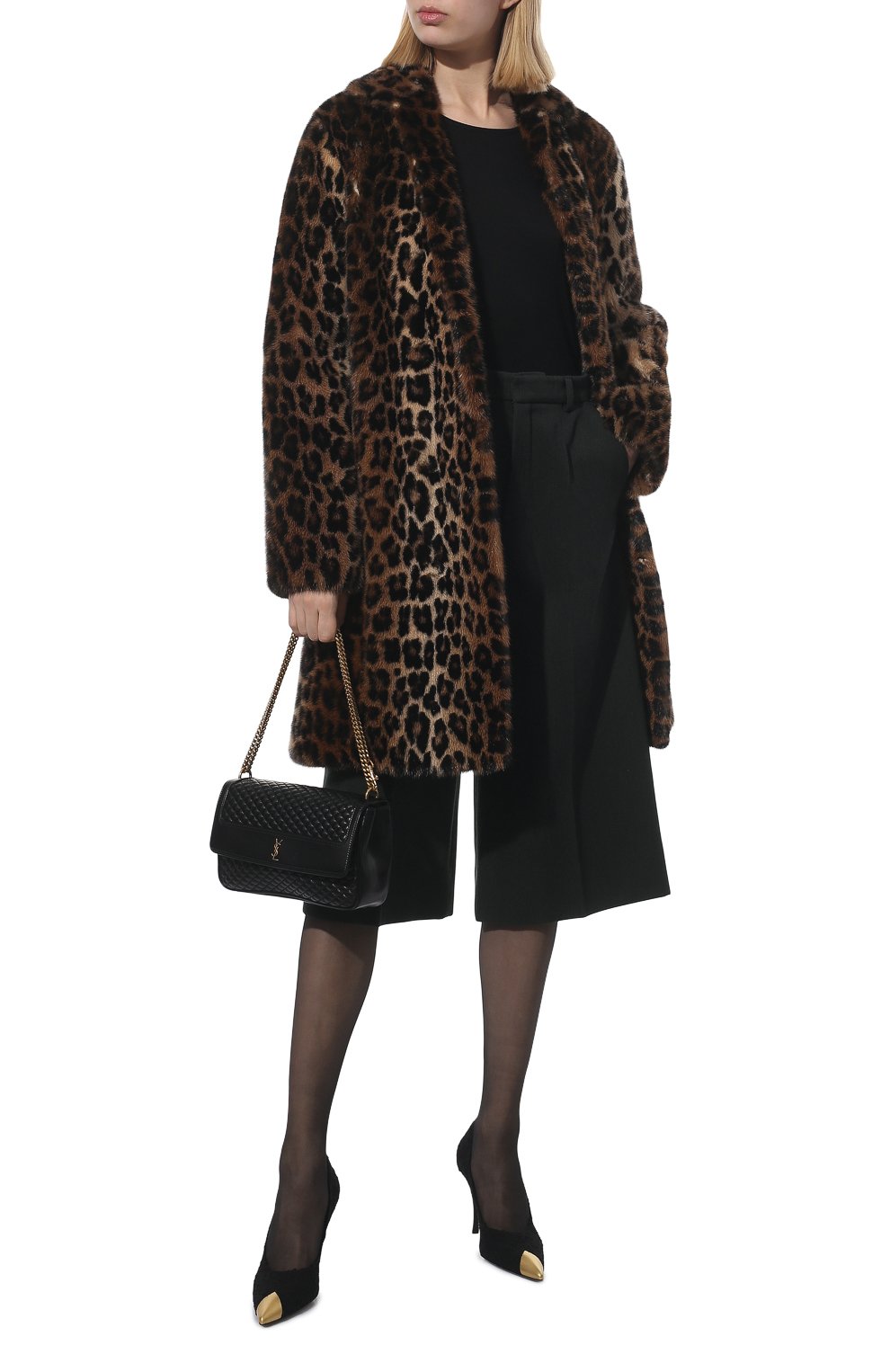 Шуба из норки SAINT LAURENT, арт. 692384/Y7ZK2, фото 2