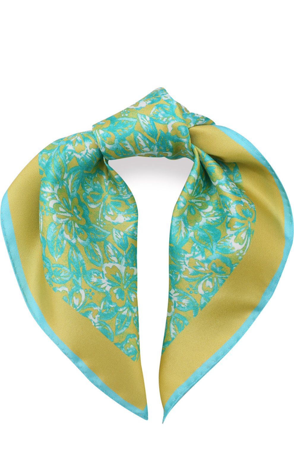 Шелковый платок с принтом KITON, арт. UP0CHCX07P76, фото 1