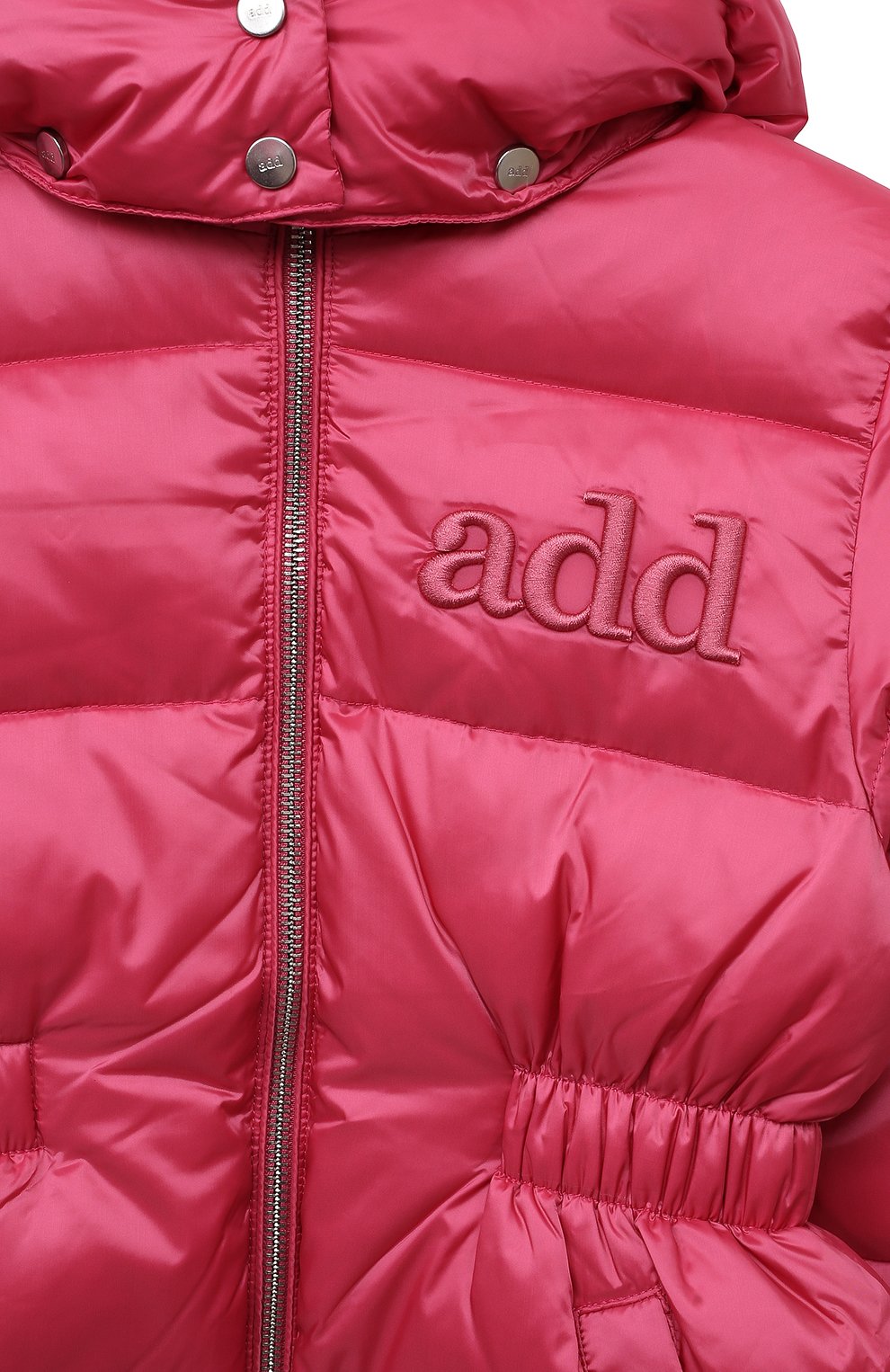 Пуховое пальто ADD фуксия цвета по цене 51700 руб., арт. ADFGB030 NY258 XA003/8A-12A, фото 3 Пуховое пальто ADD, арт. ADFGB030 NY258 XA003/8A-12A, фото 3