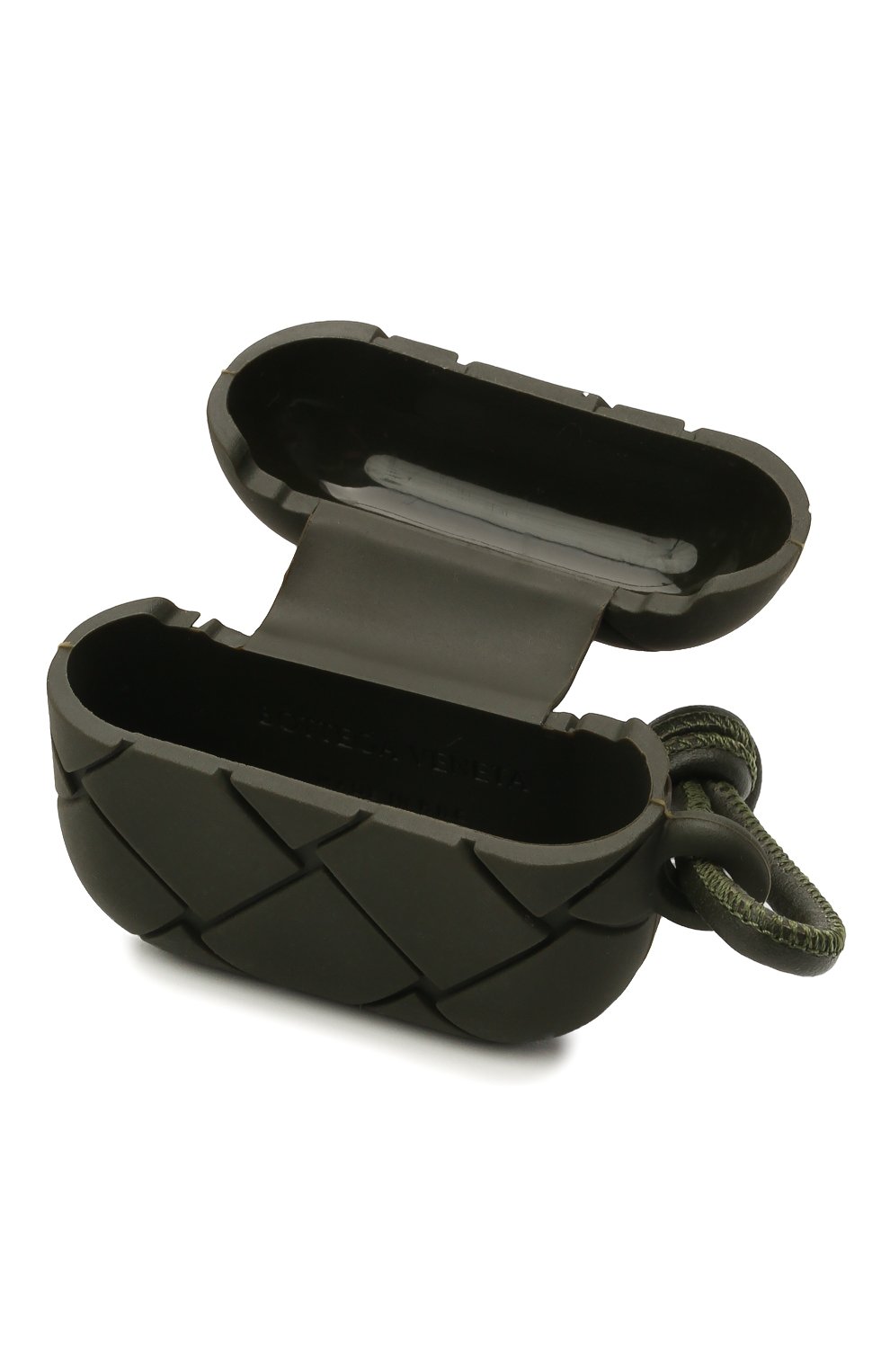Чехол для airpods pro BOTTEGA VENETA темно-зеленого цвета по цене 15150 руб., арт. 650530/V0EY1, фото 3 Чехол для airpods pro BOTTEGA VENETA, арт. 650530/V0EY1, фото 3