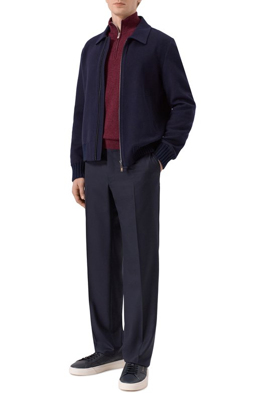 Шерстяные брюки MVST M25.1MM.T409/684 Синий  M25.1MM.T409/684 Фото 2