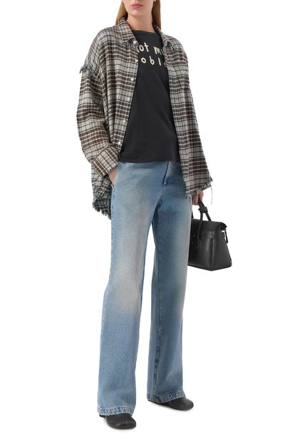 Футболка из хлопка и кашемира R13, арт. R13WK001-K131A, фото 2