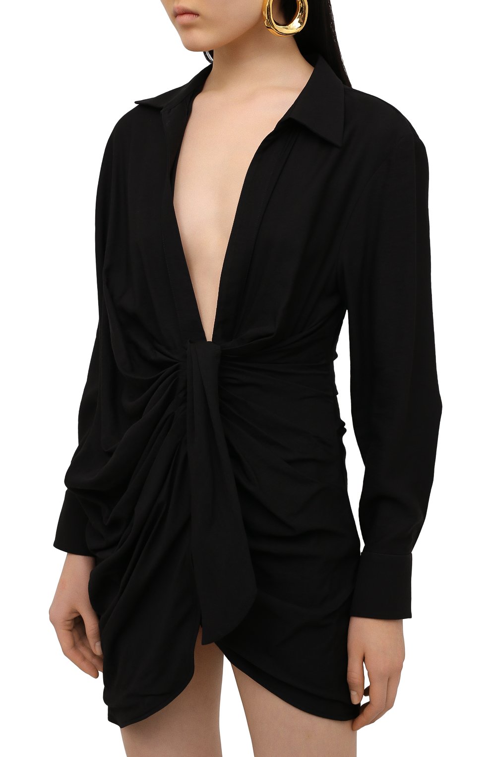 Платье из вискозы JACQUEMUS, арт. 211DR09/102990, фото 3