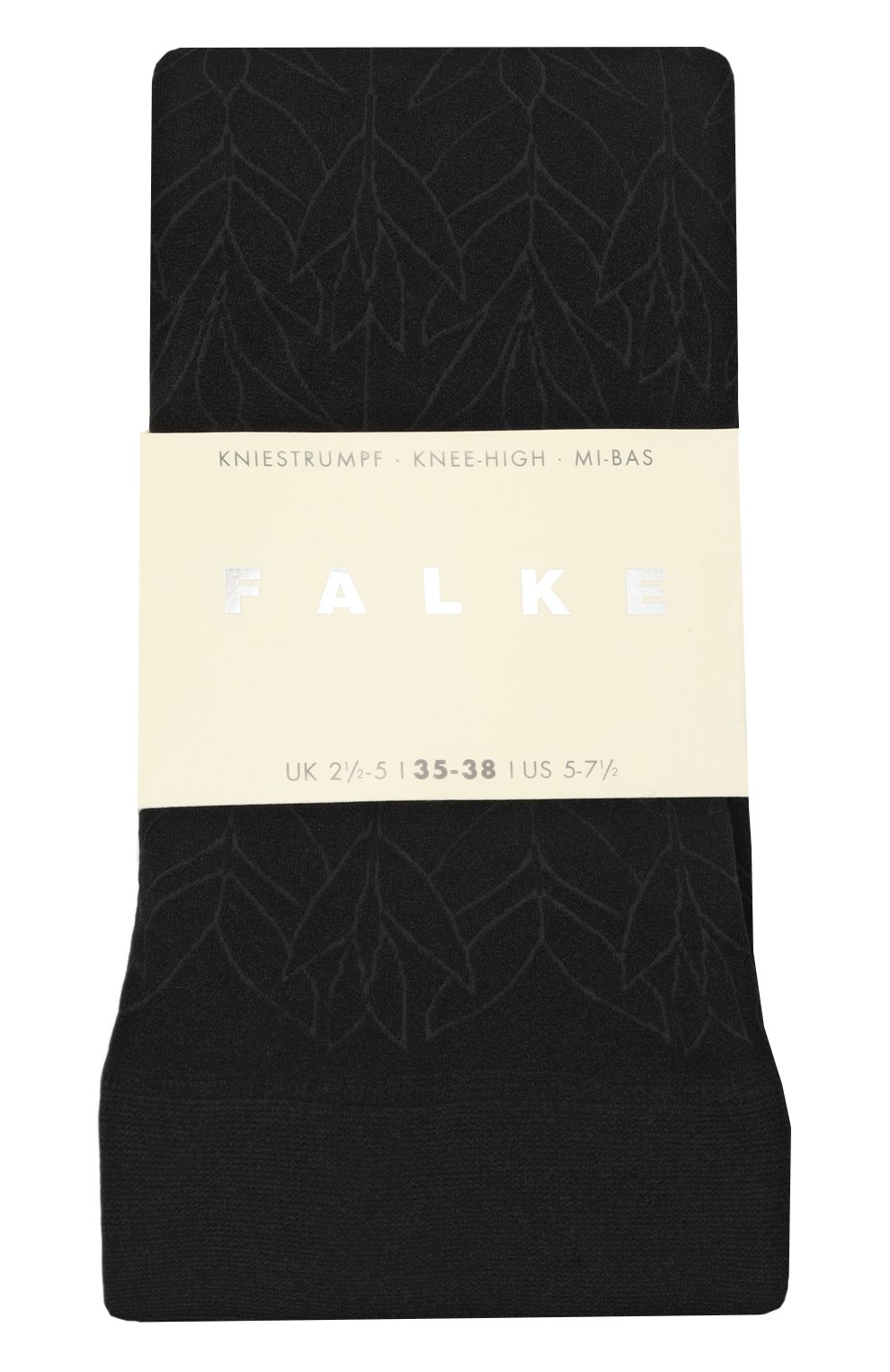 Гольфы FALKE черного цвета по цене 2610 руб., арт. 41806, фото 1 Гольфы FALKE, арт. 41806, фото 1