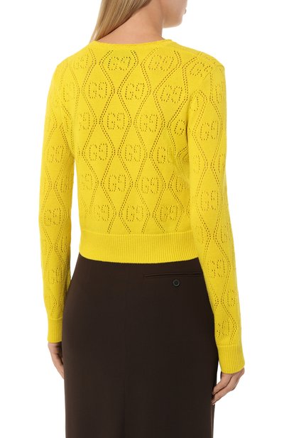 Шерстяной пуловер GUCCI, арт. 642115 XKBL7, фото 4