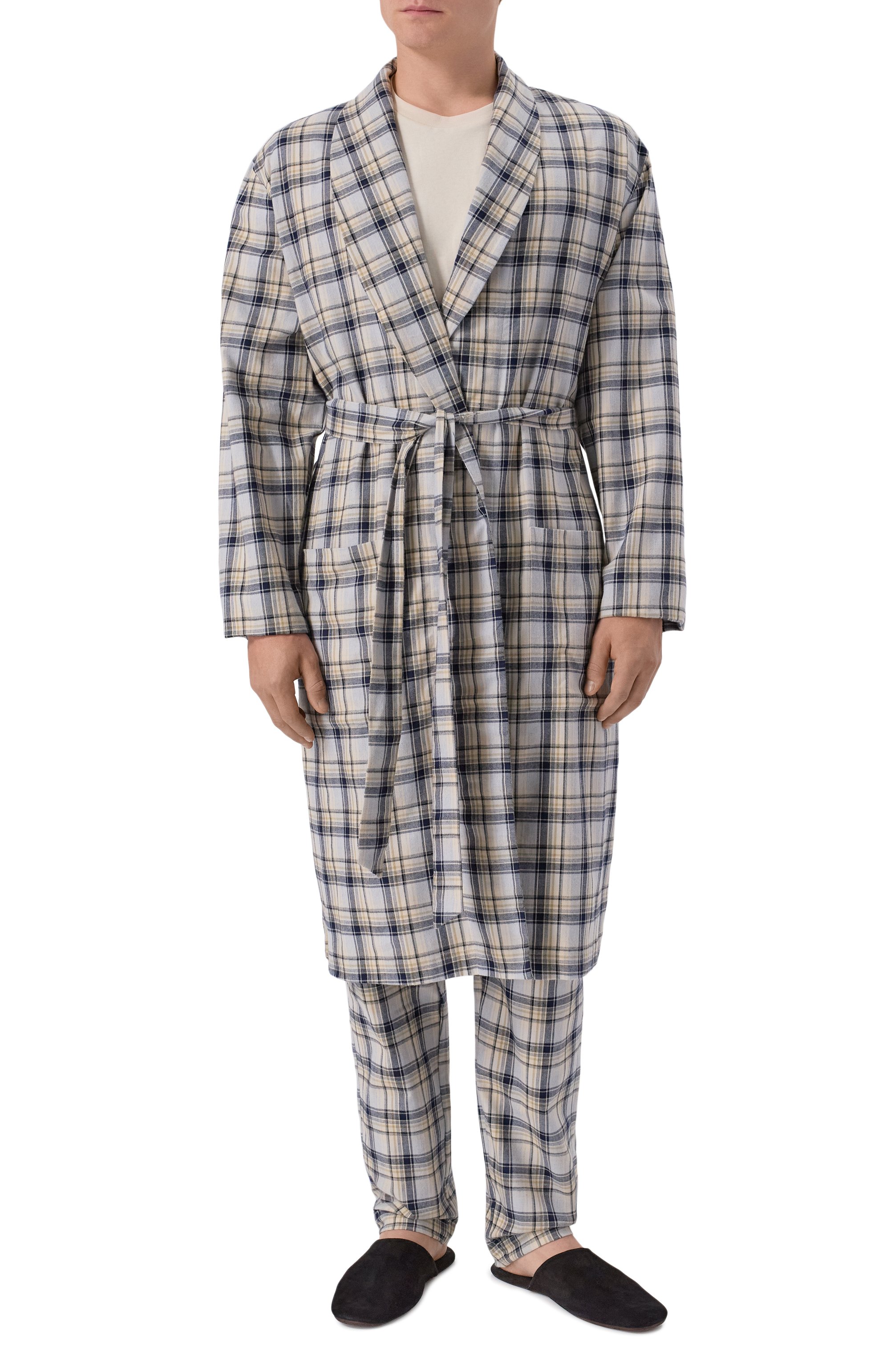 Хлопковый халат HANRO, арт. 075729, фото 3