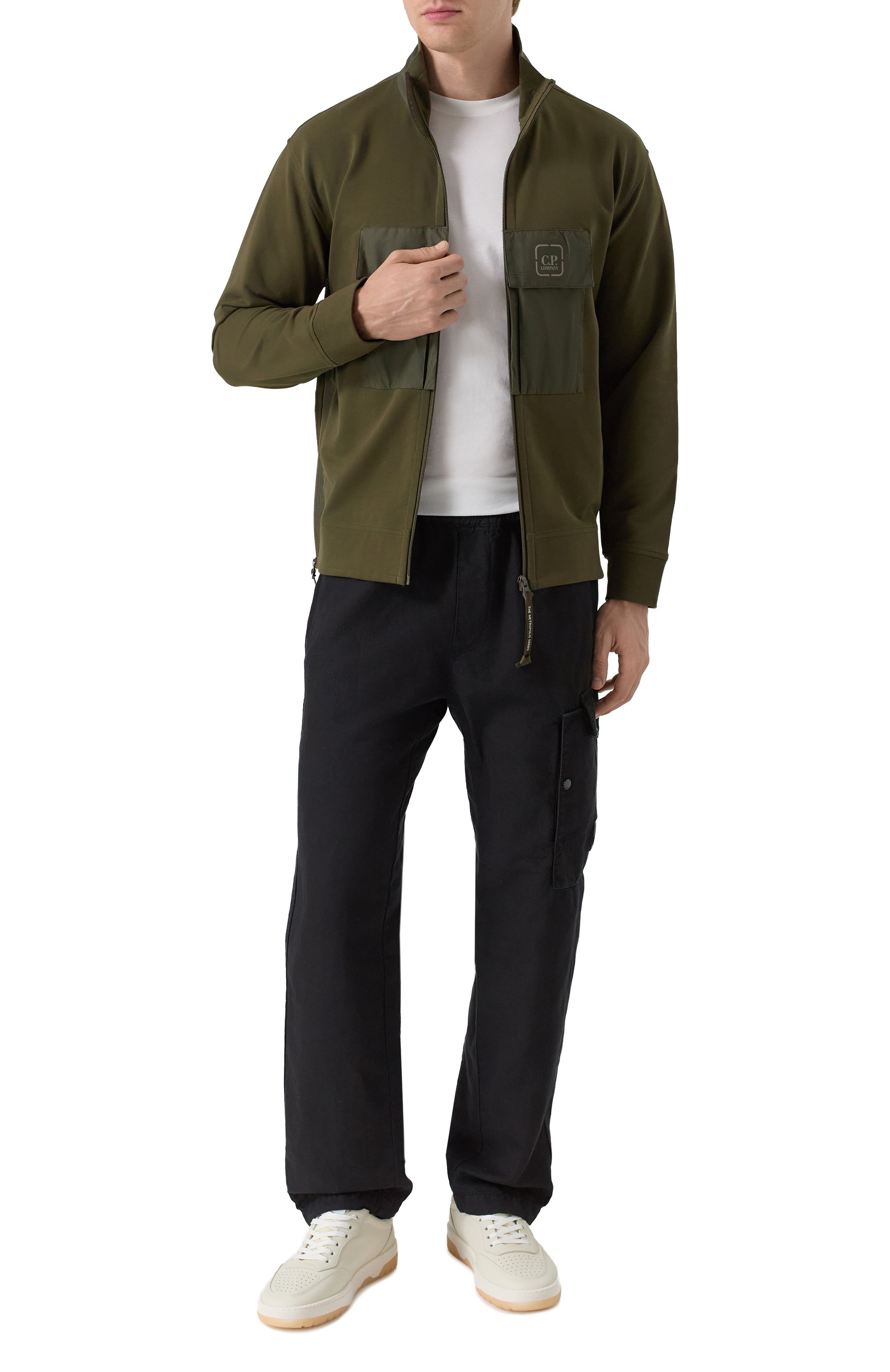 Хлопковая толстовка C.P. COMPANY, арт. 18CLSS012A006452M, фото 2