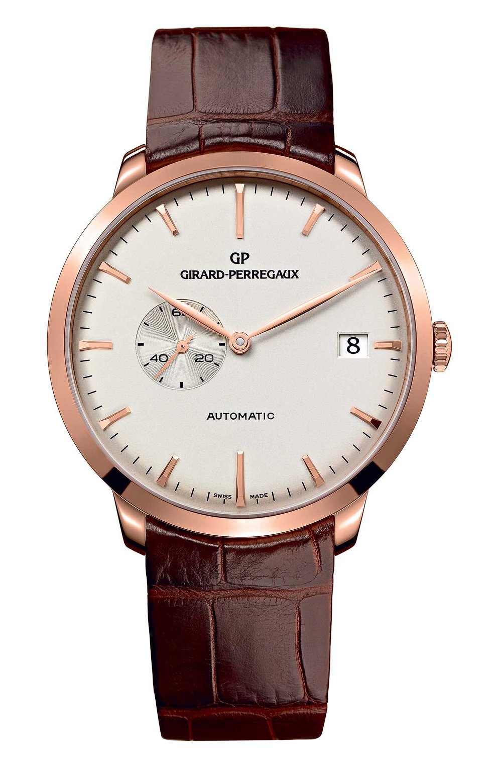 Часы rose gold date white GIRARD-PERREGAUX, арт. 49543-52-131-BKBA, фото 1