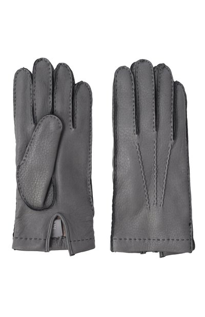 Кожаные перчатки MVST, арт. SG02/321BM 0110/DEER CASH LINED, фото 2