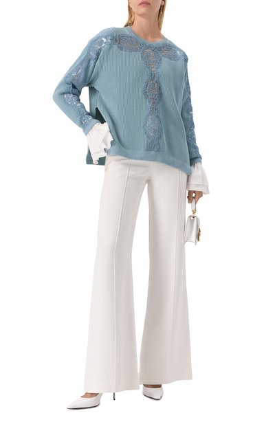 Хлопковый свитер ELIE SAAB, арт. T0154, фото 2