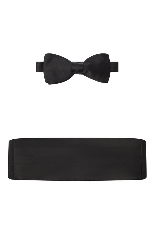 Комплект из галстука-бабочки и камербанда Van Laack VL-KUMMERBUND-SET/K04360 Чёрный VL-KUMMERBUND-SET/K04360