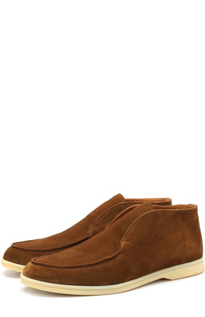 Замшевые ботинки open walk LORO PIANA, арт. FAB4368, фото 1