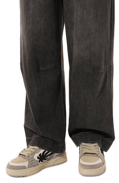 Комбинированные кеды venice PALM ANGELS, арт. PMIA101F24LEA002, фото 3
