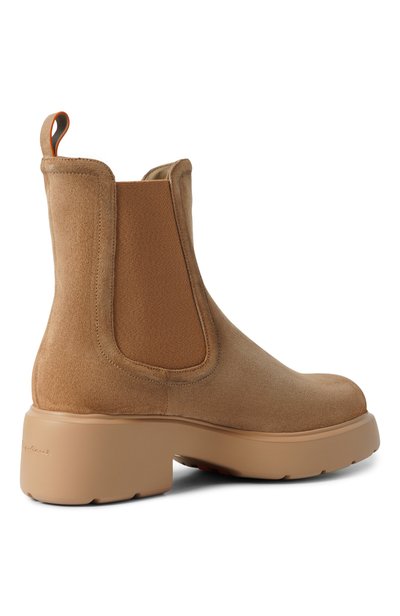 Замшевые челси easy SANTONI бежевого цвета по цене 112000 руб., арт. WTEG72486PKVHHLW, фото 5 Замшевые челси easy SANTONI, арт. WTEG72486PKVHHLW, фото 5