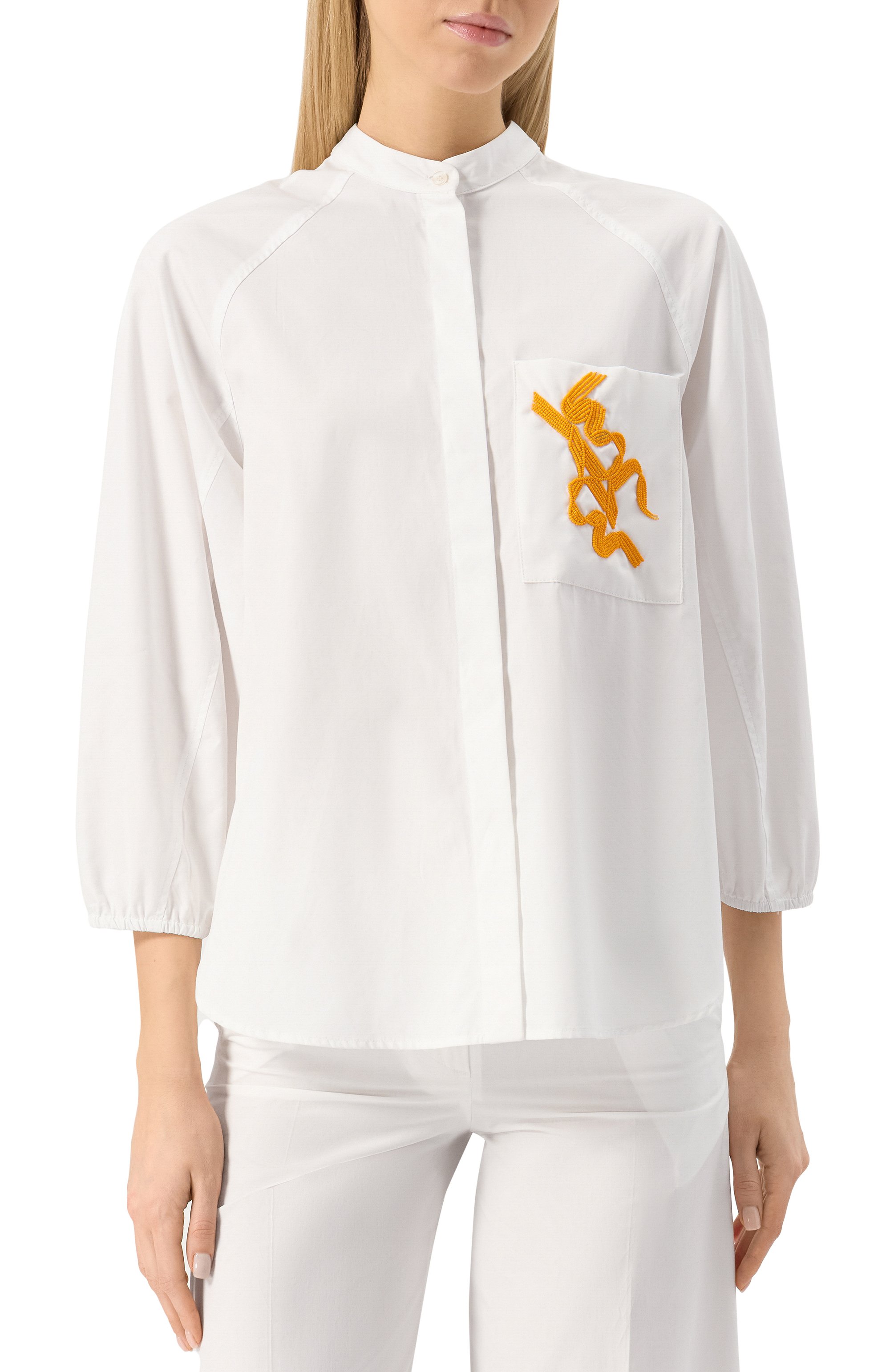 Хлопковая рубашка BEATRICE .B, арт. 25FE4245VEGA, фото 3